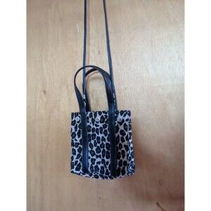 Nine West Y2K Boho Hippie Leopard Print Small Purses Crossbody Handbag